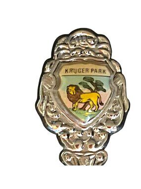 Vintage Silver Kruger Park Souvenir Collectible Spoon B17
